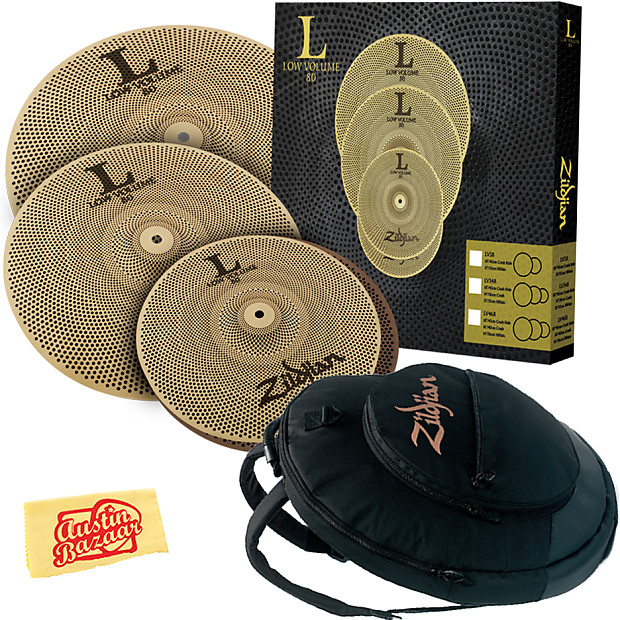 Zildjian L80 Low Volume Cymbal Set w Gig Bag Reverb