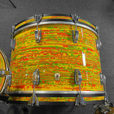 Ludwig 13/16/24 Classic Maple Pro Beat Drum Kit Set in Citrus Mod image 6