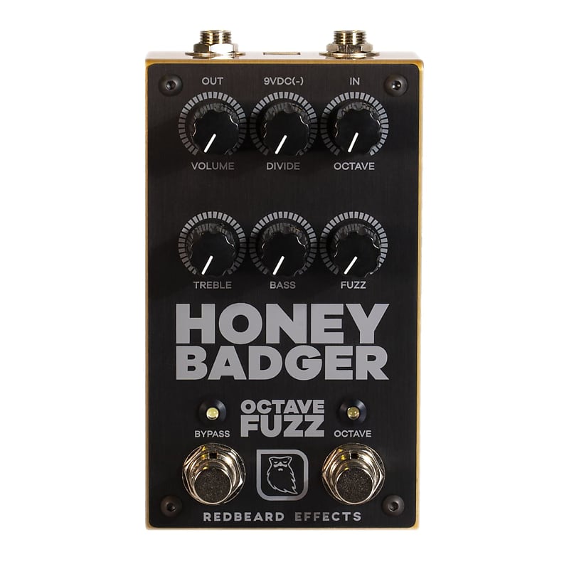 Redbeard Effects Honey Badger Octave Fuzz Guitar Effect Pedal image 1