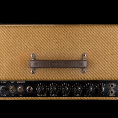 Vintage 1959 Fender Bassman Tweed Guitar Amp Combo image 4