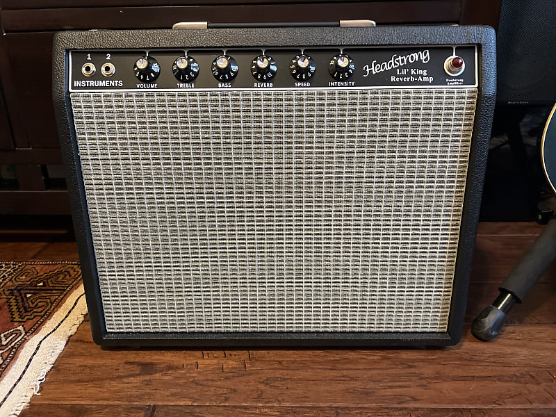 Headstrong Little King Reverb 2025 - Black Tolex with Silver Grille Cloth image 1