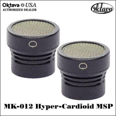 Oktava MK-012-02 MSP4 - Cardioid & Omni Matched Stereo Set - 2024 - Black - New - Wood Jewelers Box image 4