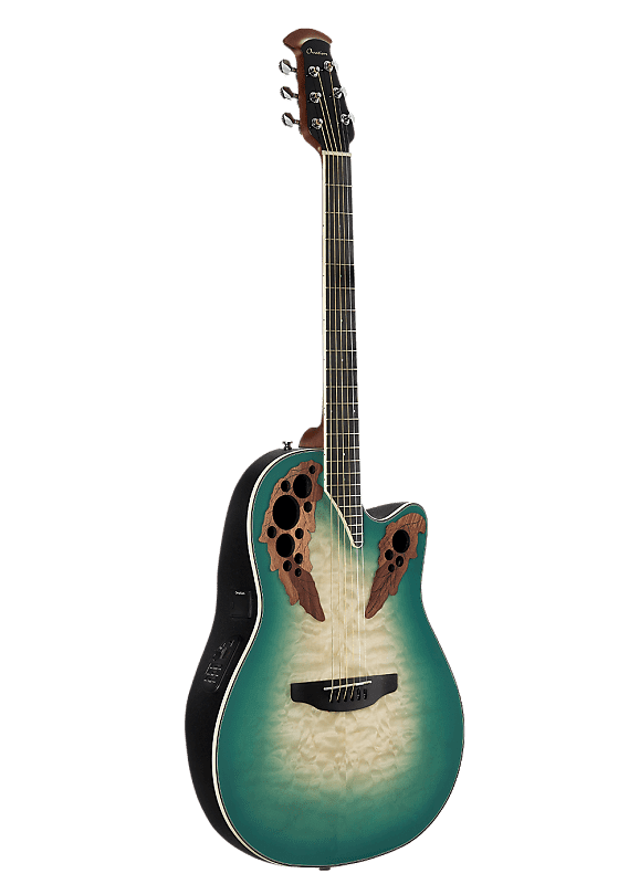 Ovation CE44X-9B Celebrity Elite Exotic Mahogany Neck 6-String Acoustic-Electric Guitar w/Gig Bag image 1