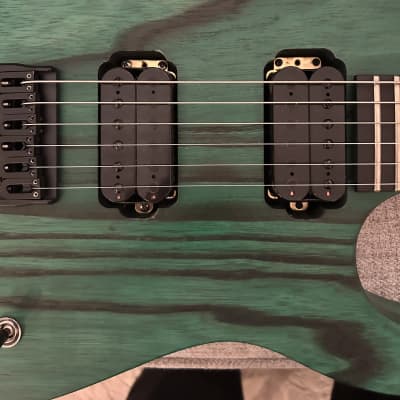 Caparison Dellinger II FX-AM guitar 2018 - 2021 - Dark Green Matt image 4