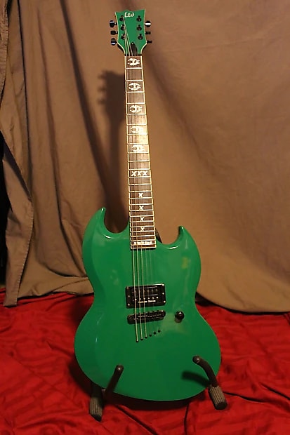 ESP LTD MC-200 Max Cavalera Signature Brazilian Green | Reverb