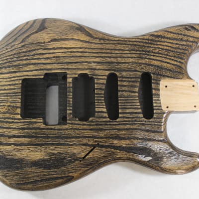 Warmoth Strat Body - Sunburst Satin Swamp Ash - fits fender