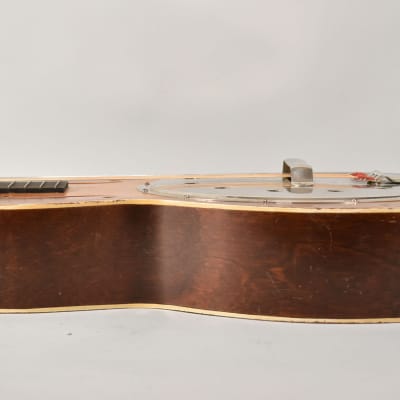 1930s Regal Angelus Model 19 Sunburst Finish Resonator Acoustic Guitar w/SSC image 18