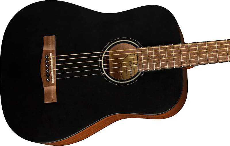 Fender  #0971170106 FA-15-3/4 Steel String Black w/ Gig Bag FA15 image 1