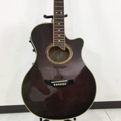 Yamaha Apx-10C 1994 Dark wine colour | Reverb