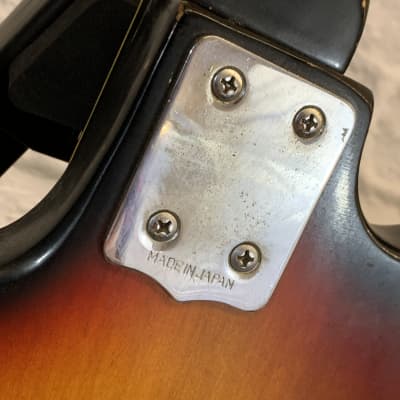 Vintage Norma 1960s 2-Pickup Electric Guitar Sunburst image 9