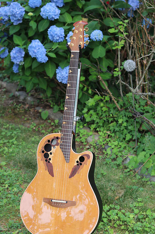 Ovation ds768 baritone guitar - Natural image 1