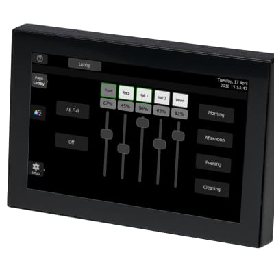 ETC ETS DMX Wall Mount Touch Screen Controller - Black | Reverb