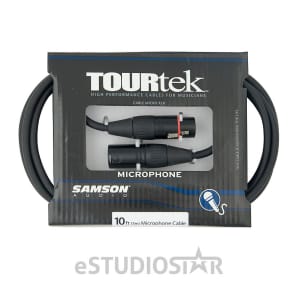 Samson TM10 Tourtek 10' Male XLR to Female XLR Mic Cable