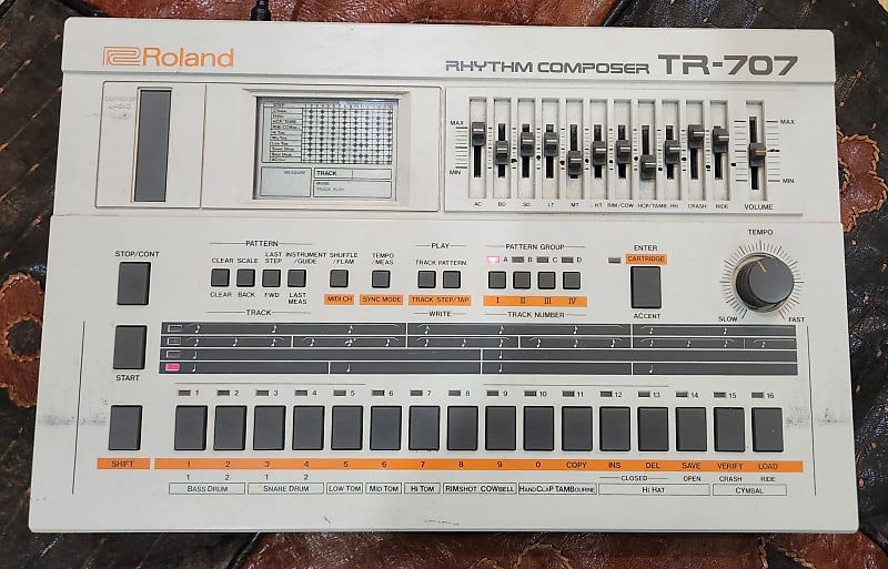 Roland TR-707 Rhythm Composer Drum Machine | Reverb Canada