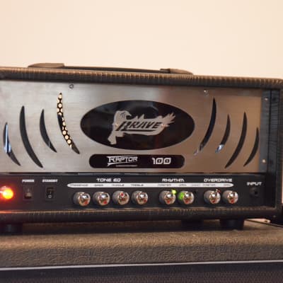 Brave  Raptor100 compact 2 channels all tube head*great powerful ROCK sounds*rare model*mint condit. image 10