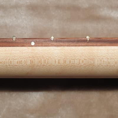 Strat Style Unfinished Neck Bolivian Rosewood on Birdseye Maple 22 Med Tall Fret C Profile 12 Radius image 14