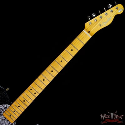Fender Brad Paisley Esquire Road Worn Black Sparkle 5 LBS 14 OZ image 4