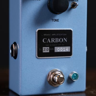 Browne Amplification The Carbon V2 Overdrive Pedal - Sky Blue image 2