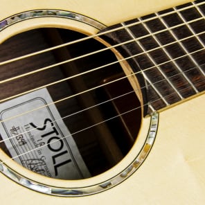 Stoll IQ - Acoustic Guitar with multiscale fretboard, bevel and side sound port image 10