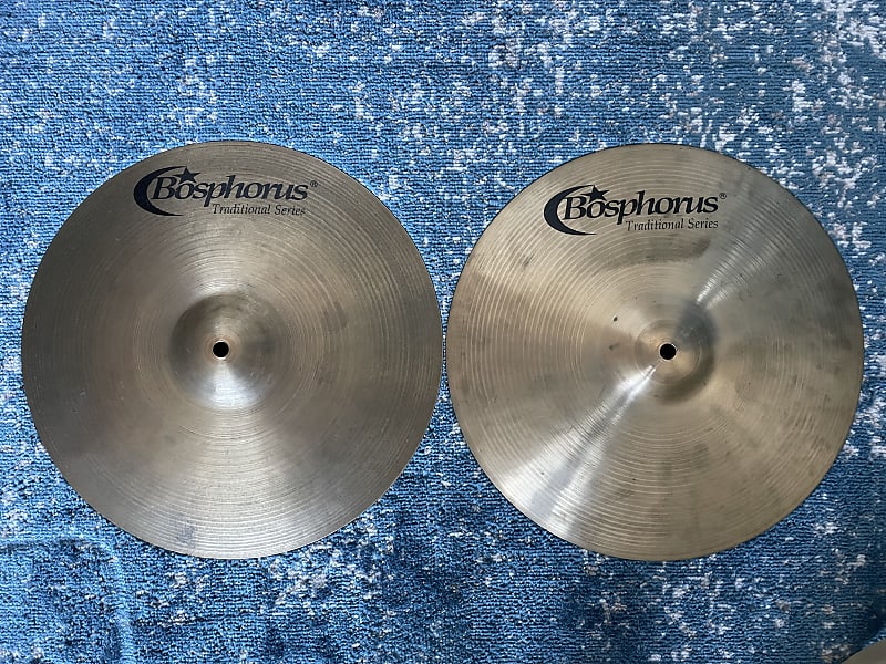 14” Bosphorus Traditional Dark Hihats | Reverb