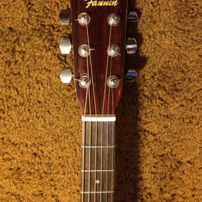 Fannin D-37 Acoustic Guitar  80's natural MIJ image 4