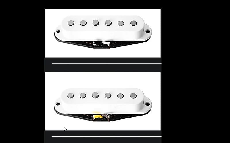 Quick Shipping! Artec GCS-LN Strat Alnico 5 Pickups Bridge & Middle image 1