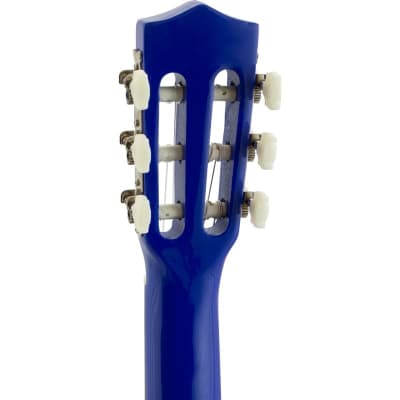 Tiger CLG6 Classical Guitar Starter Pack, 1/2 Size, Blue image 4