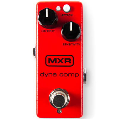 MXR M291 Dyna Comp Mini Compressor Effects Pedal Kit with 4 Free Cables image 2