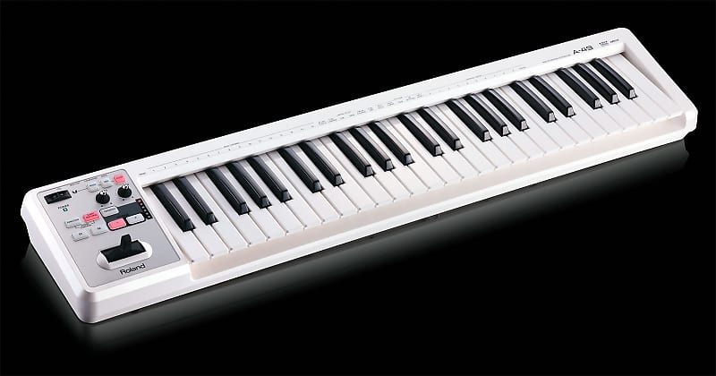 Roland A-49 MIDI Keyboard Controller - Pearl White image 1