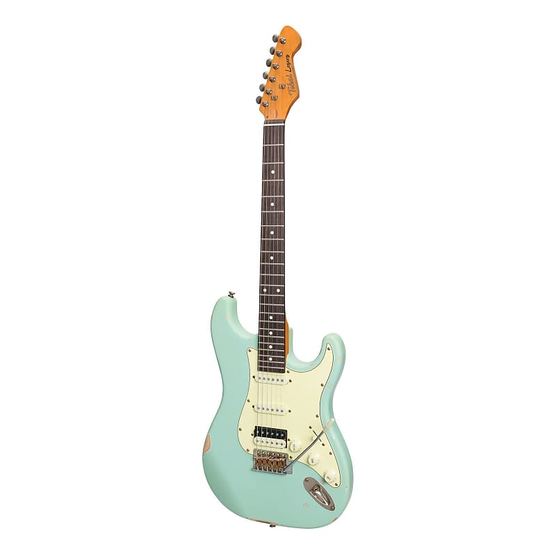 Tokai 'Legacy Series' ST-Style HSS 'Relic' Electric Guitar (Blue) image 1