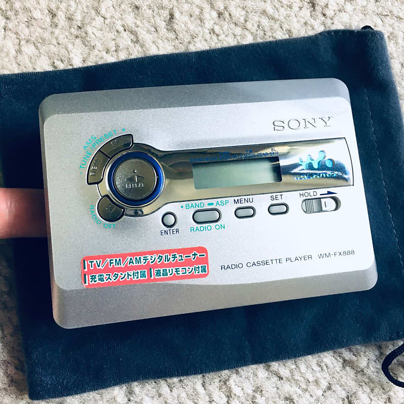 Sony WM-FX888 Walkman Cassette Player, NEAR MINT SILVER