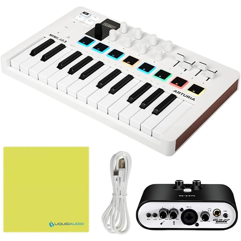 DTM・DAW ARTURIA MINILAB3 Arturia MiniLab 3 Limited Edition Orange and Black MIDI