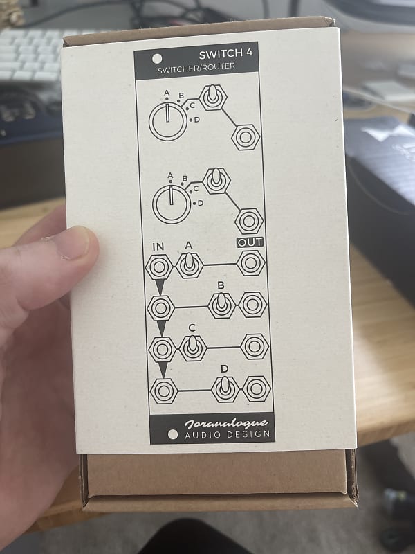 Joranalogue Switch 4 Signal Router / Switcher Eurorack Module Reverb