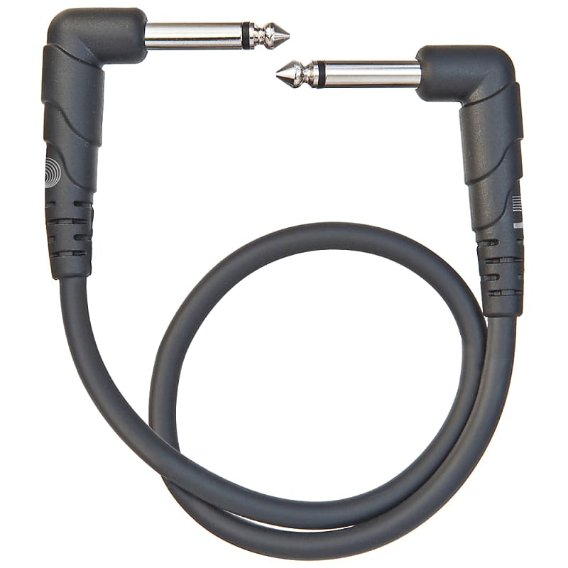 D'Addario Classic Series Patch Cables, 1' – PW-CGTPRA-01 image 1