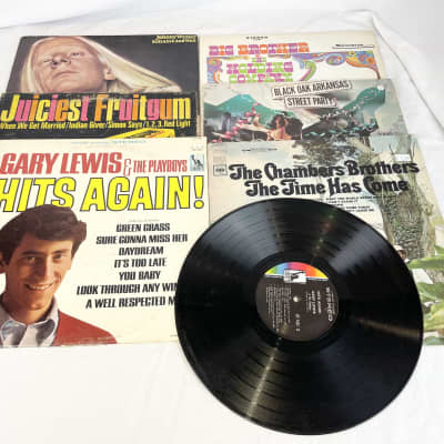 Lot of 6 Used Vinyl LP Records - Sixties 1960s - Garty Lewis The Playboys,  Johnny Winter, Chambers Brothers image 1