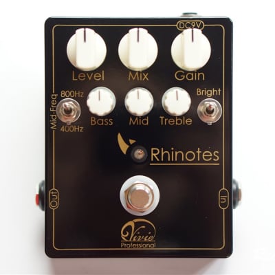 Vivie Rhinotes Bass overdrive preamp made in Japan w/ free