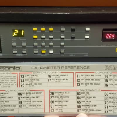 Ensoniq Mirage DMS-1 Rackmount USB Floppy emulator + library