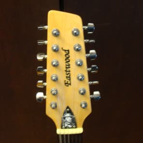 Eastwood 12 string Phantom reissues electric guitar 2009 Black image 3