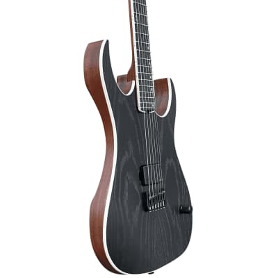 10S HuYang (Mega Soul) Single Humbucker Baritone – HYMM Custom Electric Guitar - Satin Black image 10