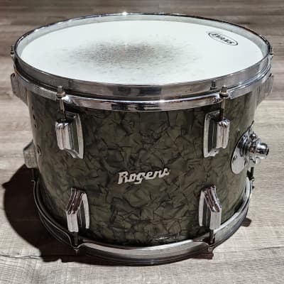Vintage Rogers Holiday 3pc Drum Set Black Diamond Pearl (Late '60s) image 6