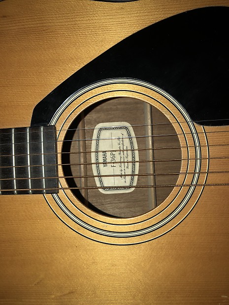Yamaha F36PJ Acoustic Guitar Natural | Reverb