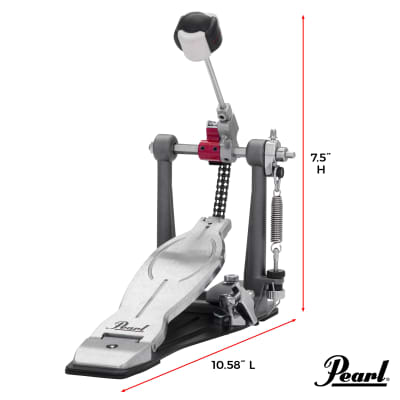 Pearl Eliminator Solo Bass Drum Pedal, Red Cam image 7
