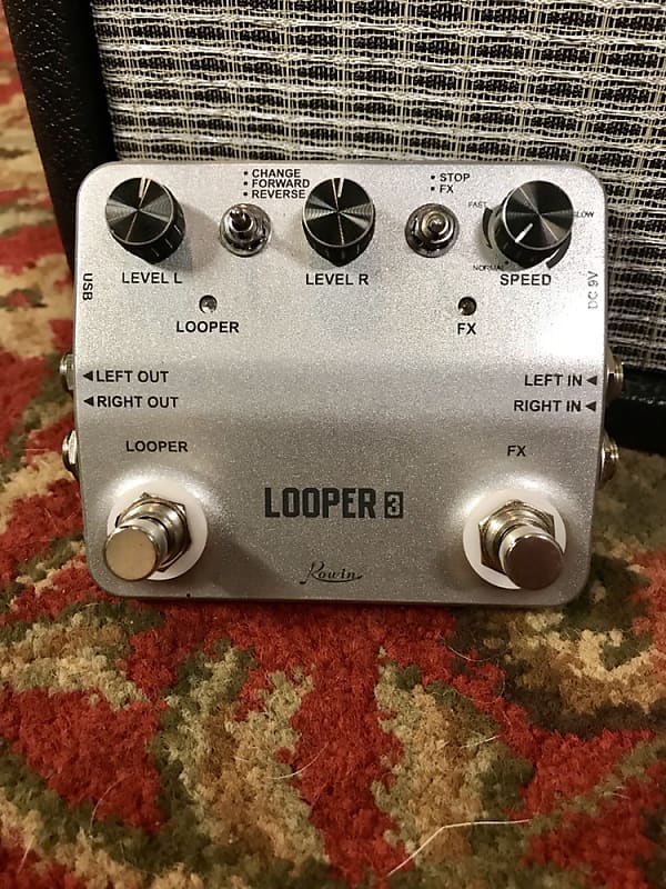 Rowin Looper 3 Loop Effects Pedal Reverb