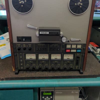 Teac A 1500u reel to reel recorder serviced with tapes