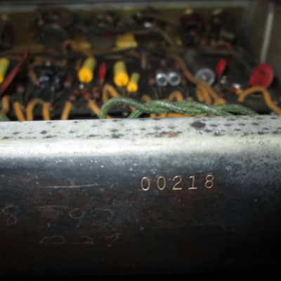 Fender The Twin Brownface 1961 Blonde Best Tremolo(Vibrato) ever. Vintage original tweed op. transformer. JBL's. New cab and hardware. Tilt back legs, brown footswitch Black cover. image 23