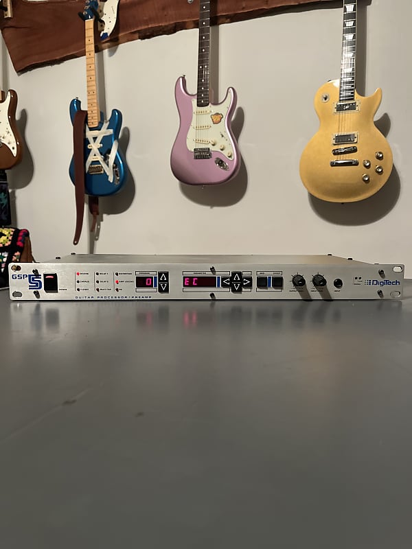 DigiTech GSP5 Guitar Processor Preamp Silver Reverb