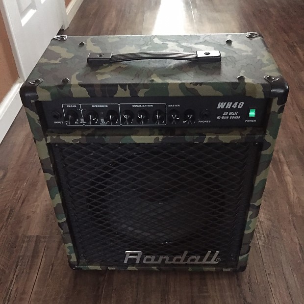 Randall WH40 2-Channel 40-Watt 1x12" High Gain Solid State Guitar Combo image 1