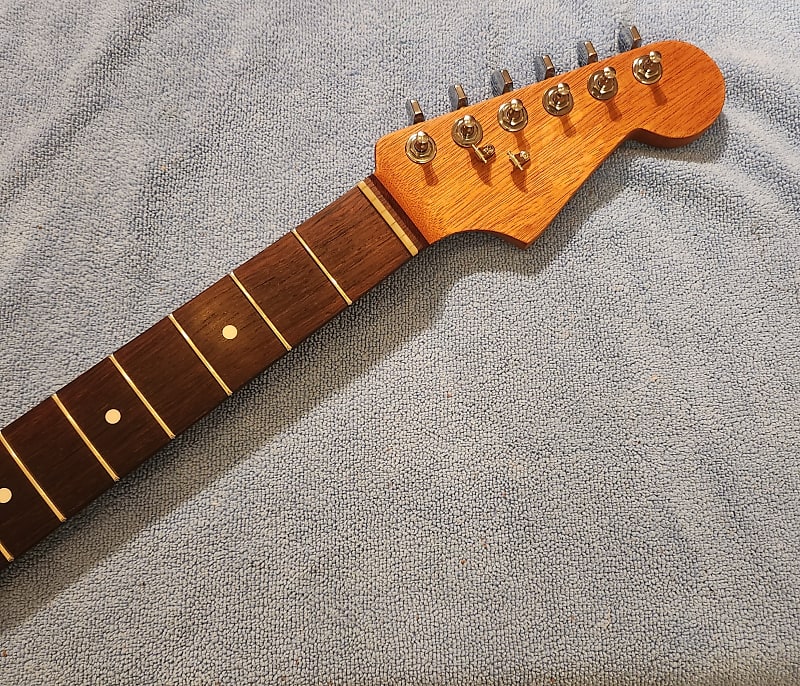 Musikraft Stratocaster Neck - Mahogany/Rosewood image 1