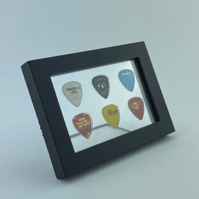 4” x 6” Clear Guitar Pick Display - Holds 6 Picks - FRAME INCLUDED image 4