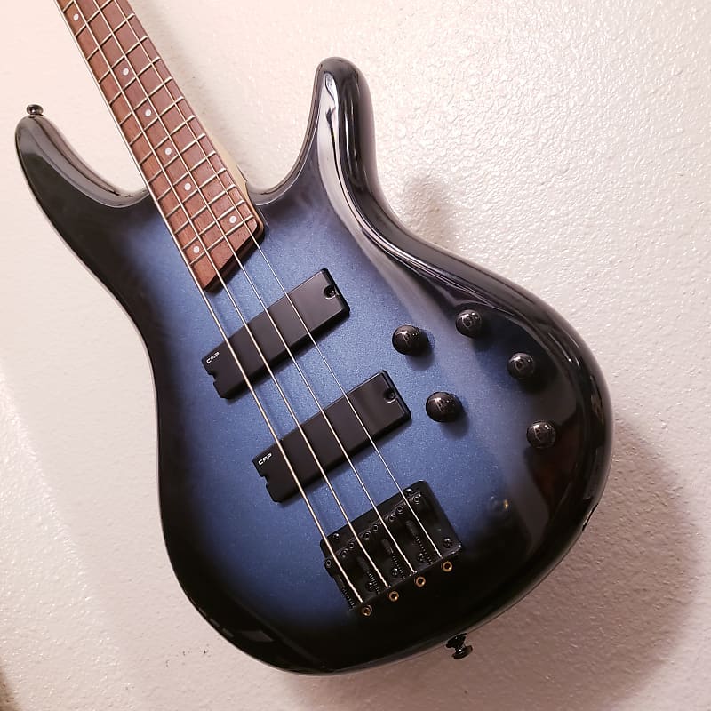 Ibanez sr250 electric bass outlet soda blue sunburst